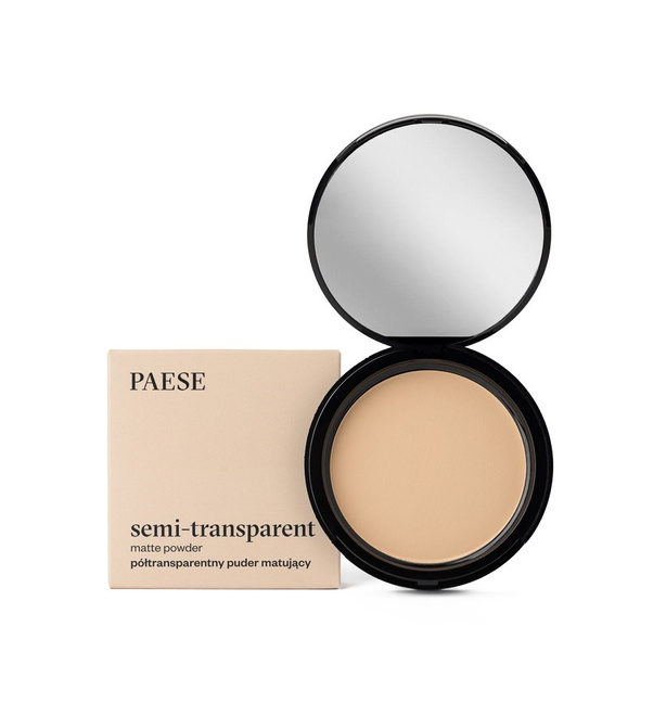 Paese Semi-Transparent Matte Powder półtransparentny puder matujący 3A Złoty Beż 9g