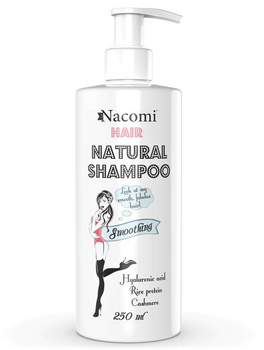 Nacomi Hair Natural Shampoo Smoothing wygładzająco-nawilżający szampon do włosów 250ml