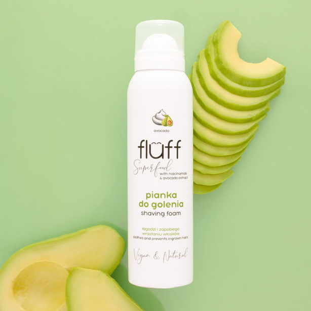 Fluff Pianka do golenia z avocado i niacynamidem 150ml