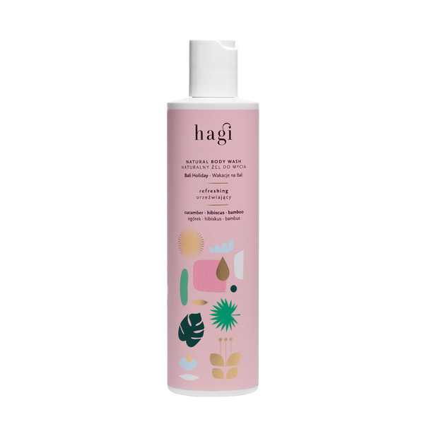 Hagi Naturalny żel do mycia ciała Wakacje na Bali 300ml