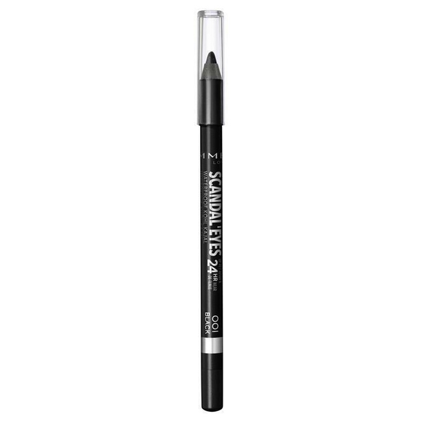 Scandal Eyes Waterproof Kohl Kajal kredka do oczu 001 Black 1.3g