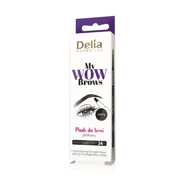 My Wow Brows piórkowy pisak do brwi 1.0 Czerń 1.3g