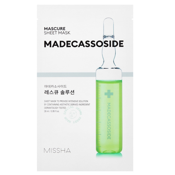 Mascure Madecassoside kojąco-nawilżająca maseczka w płachcie 28ml