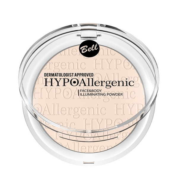 HypoAllergenic Face&amp;Body Illuminating Powder hypoalergiczny rozświetlacz do twarzy i ciała 01 6g