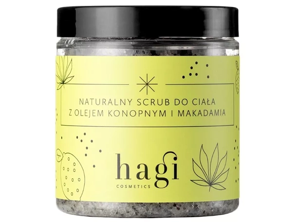 Hagi Naturalny skrub do ciała z Olejem Konopnym i Makadamia 280g